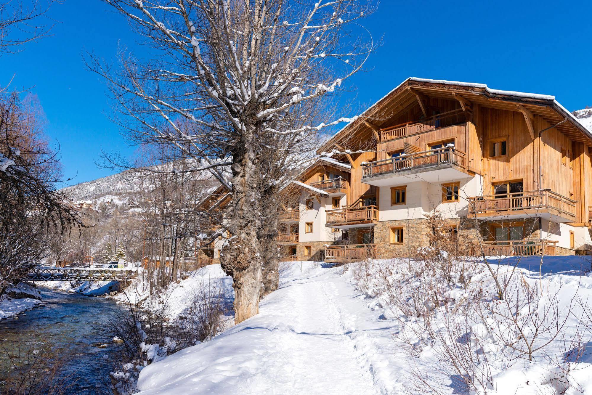 Lagrange Vacances Le Hameau Du Rocher Blanc Serre Chevalier Eksteriør bilde